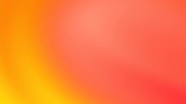 Vibrant orange and yellow sunset gradient background.