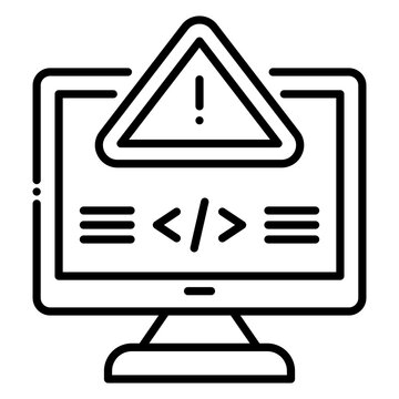 Website Syntax Error Icon