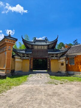 Wannian Temple in Taizhou (Zhejiang, China)
