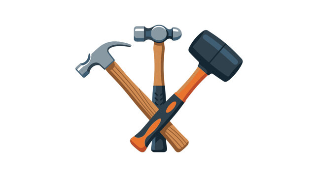 Collection of Three Hammer Tools