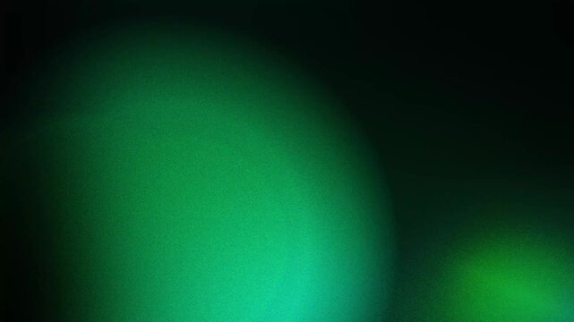 Dark green gradient grainy noise effect texture with soft glowing light Leak elegant abstract background. ideal for modern digital technology, tech cybersecurity, mental Health and wellness, banner