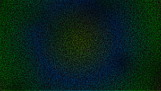 Green digital binary code data matrix pattern background