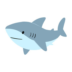 Fototapeta premium Cute Shark Illustration