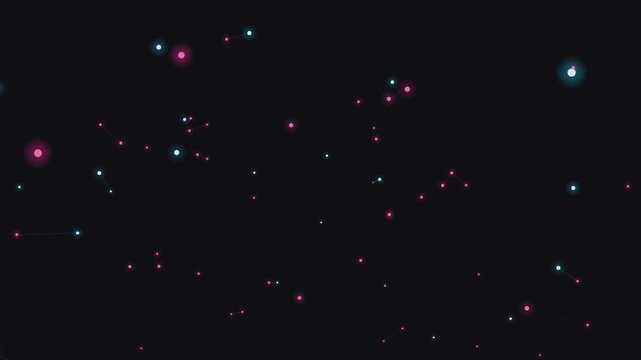 Abstract Neural Network Plexus Seamless Motion Graphic