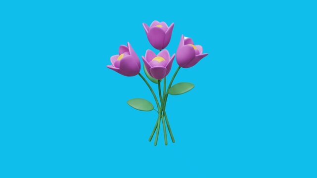 3d icon animation of a