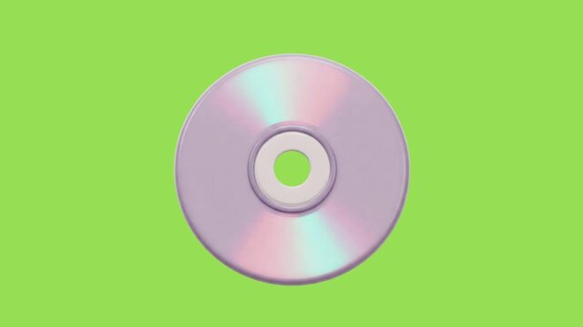 3d icon animation of a cd