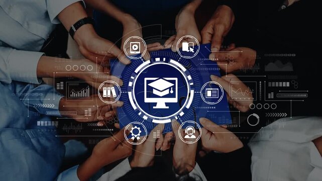 Diverse Hands Collaborating on Digital Education Project with Symbols of Learning and Technology in Modern Classroom Setting. Entropy.