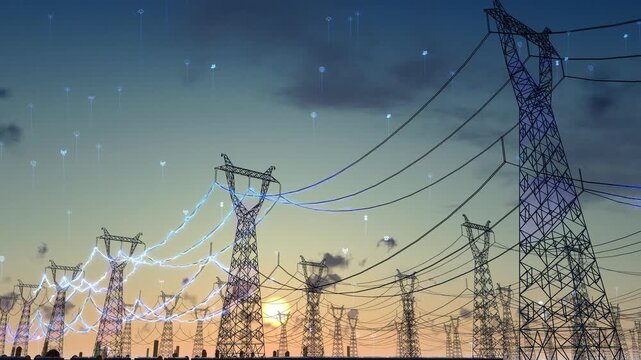 State Grid power generation technology(After Effects production)
