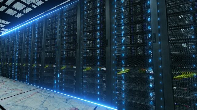 Data transmission between computer room servers(After Effects production) 