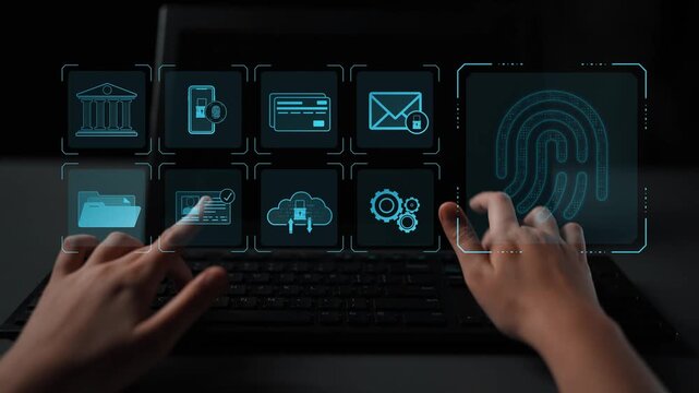 System for safeguarding digital identity using fingerprint authentication, encryption, and secure access protocols across cloud, device, and personal data environments Marrow