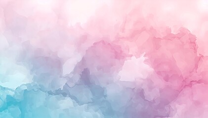 Fototapeta premium Abstract 3D paper cut layer background with pastel watercolor texture in pink green and blue, generative AI