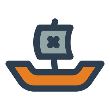 pirate ship icon