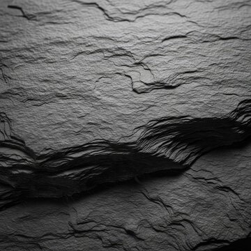 Textured dark grey stone surface background with natural strata