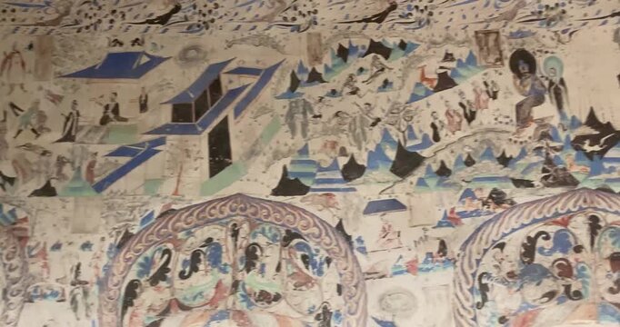Replica Cave 285 of the Mogao Grottoes, Dunhuang