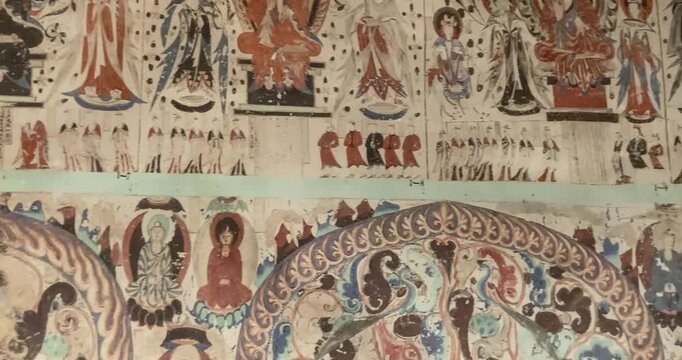 Replica Cave 285 of the Mogao Grottoes, Dunhuang