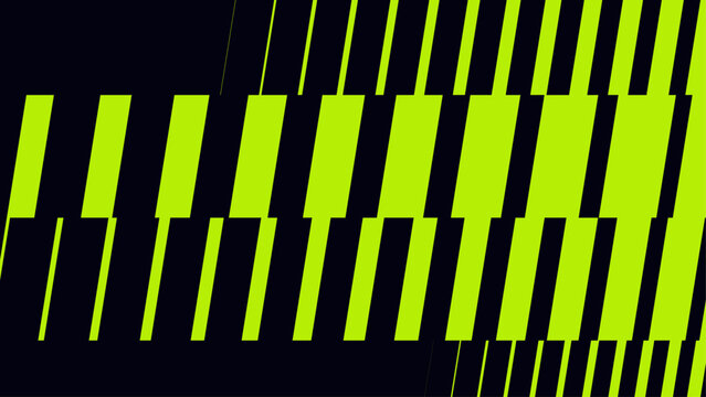 High contrast yellow green distorted optical checkerboard banner for extreme sports skateboard graphics