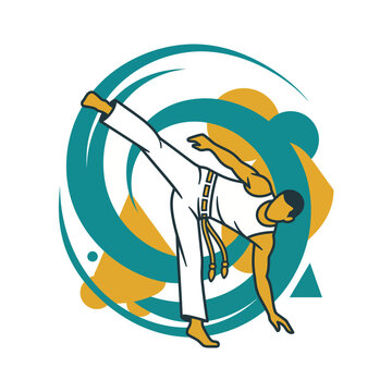 Capoeira vector art illustration graphic design