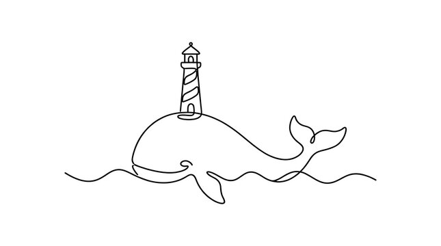 Vintage Old Ship Silhouette Sailing on the Sea Vector Illustration