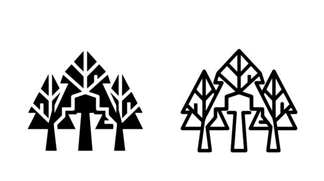 Random forest machine learning decision tree algorithm chart