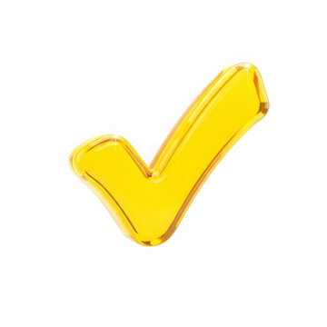 Yellow paper airplane flying isolated isolated on transparent background