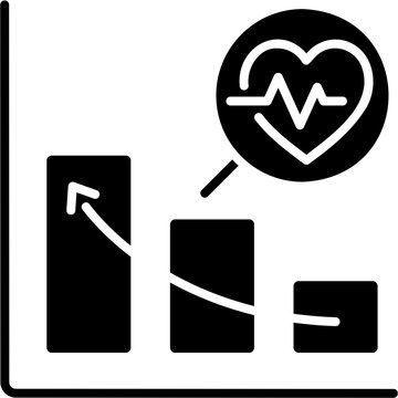 Solid Fill Life Expectancy Icon