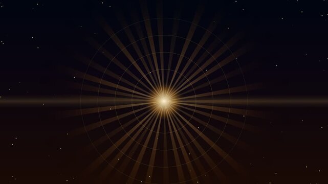 Opening Golden Rays Sunlight Beam Premium Light Streak Intro 4K