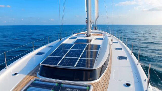Sailing into Solar Future - Vessel with PV and Energy Storage