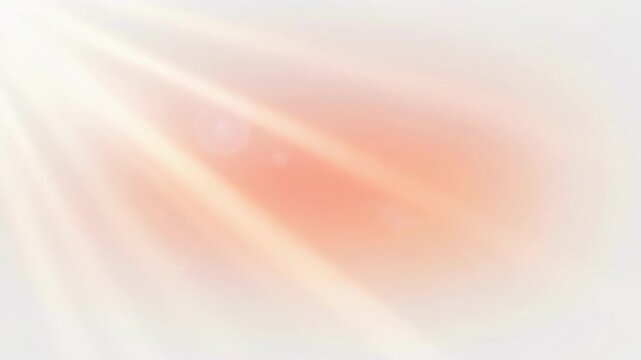 Soft gradient background with light pink and peach tones and subtle sparkles