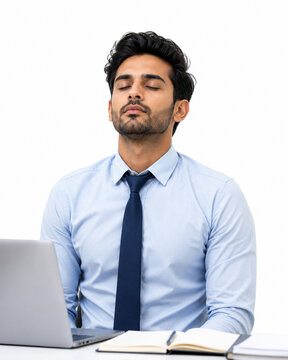 businessman with laptop