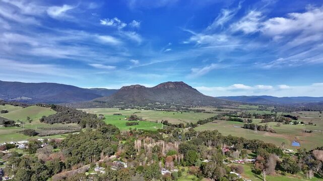 Spectacular aerial footage of Taggerty Victoria Australia