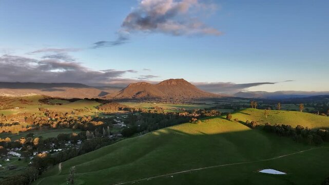 Spectacular aerial footage of Taggerty Victoria Australia