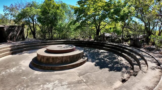 Spectacular footage of The Forts gun emplacement Magnetic Island Queensland Australia