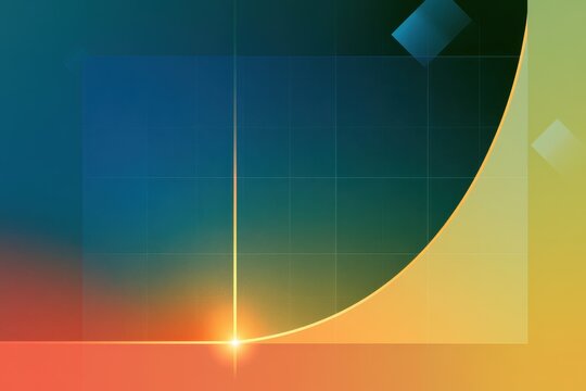 Inflection Point Illustration: A Turning Point in Growth Visualized by a Dynamic Curve