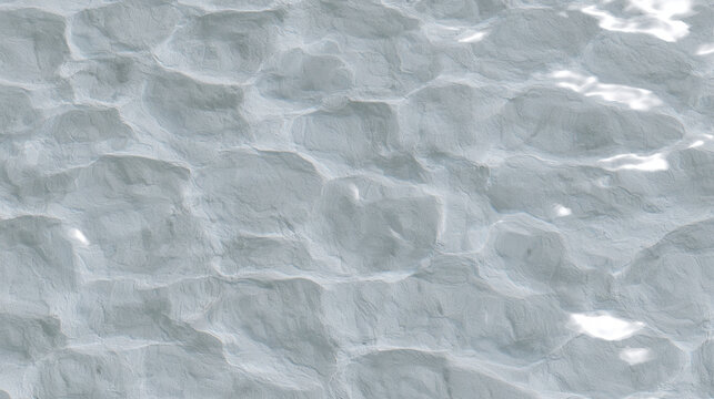 Top View Abstract Clear Light Blue Pool Water Caustics Refraction Surface Background

