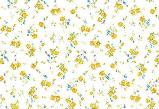 simple floral pattern with small flowers

