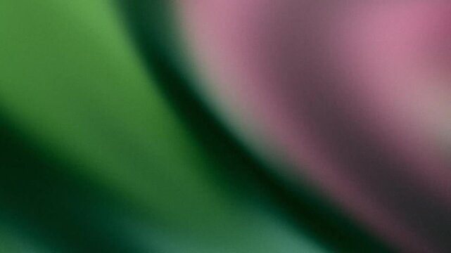 Blurry green and pink aura gradient with grainy noise texture overlay