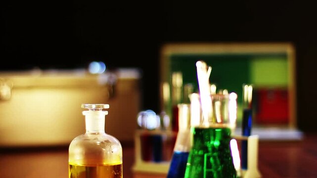 Pharma Chemistry Laboratory Scene