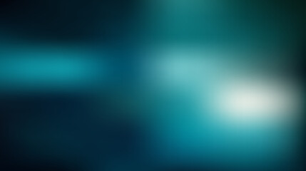 Fototapeta premium Blurred abstract background, with gradient shades, of teal, cyan, and white