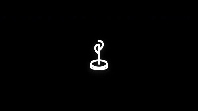 Premium investment line icon animation with smooth reveal and seamless loop. Ideal for finance, wealth management, business growth, and financial planning projects.