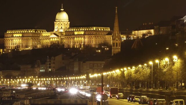 Budapest by Night Timelapse