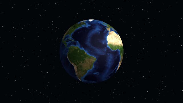 3D Earth Animation Zooming into Dhamar Yemen in the Middle East