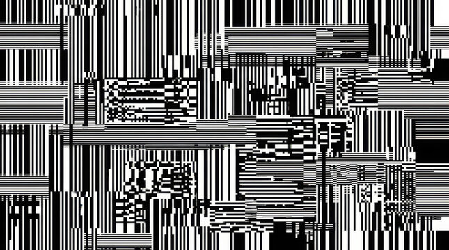 Abstract and digital glitch pattern with vertical and horizontal generated using ai