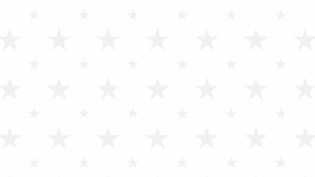 Patriotic Stars Pattern White Background for USA Holidays