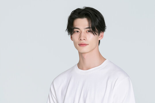 美容, 男性, メンズ美容, スキンケア, 化粧品, メンズコスメ, 若い男性, 美肌, アジア人, 日本人, フェイシャル, メンズメイク, 美容液, 保湿, クリーム, エイジングケア, 美容医療, メンズエステ, 美容クリニック, 肌ケア, ナチュラルメイク, 透明感, ツヤ肌, 清潔感, モデル, ポートレート, クローズアップ, ハンサム, 中性的, 韓国風, ヘアスタイル, メンズヘア