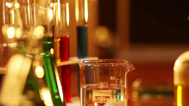 Chemical Pharma Laboratory Scene