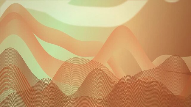 Abstract wavy sand dune patterns shift in a seamless loop