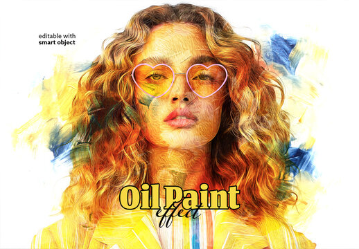 Oil Paint Photo Effect