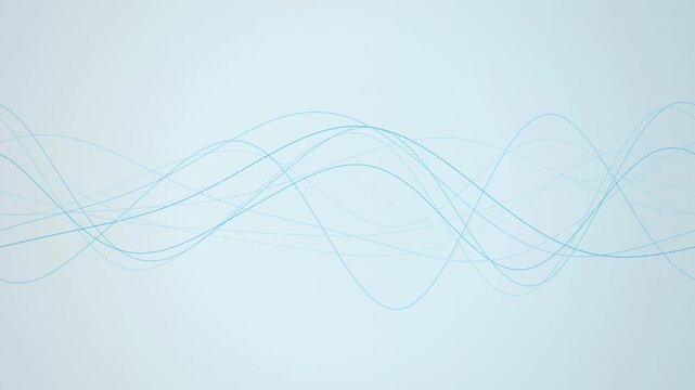 Monochromatic sound waves flow horizontally in a seamless loop