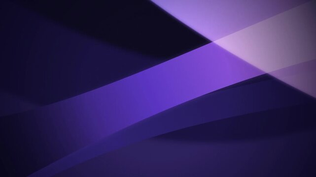 Purple geometric curves glide smoothly in a seamless loop