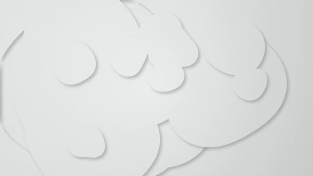 Rounded organic shapes drift gently in a seamless loop